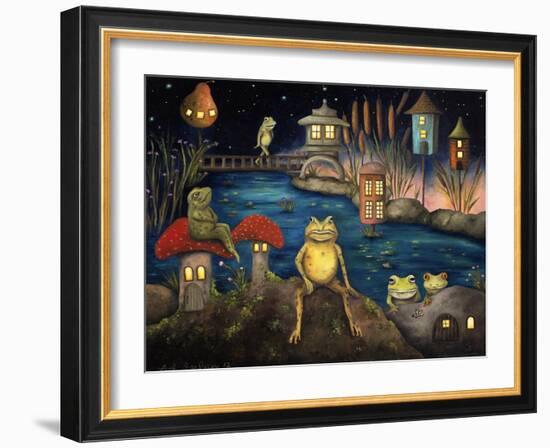 Frogland 1-Leah Saulnier-Framed Giclee Print