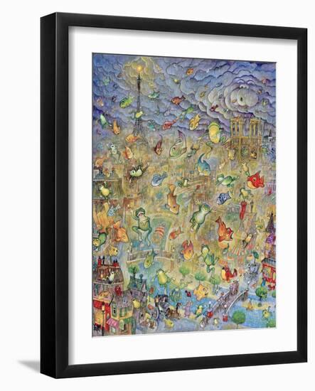 Frogs and Fishes-Bill Bell-Framed Giclee Print