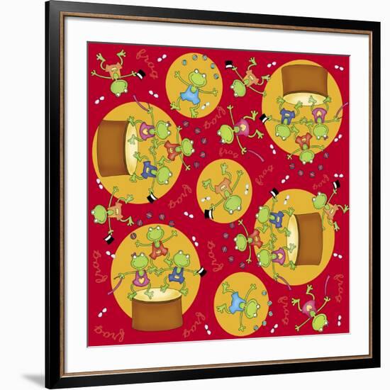 Frogs-Maria Trad-Framed Giclee Print