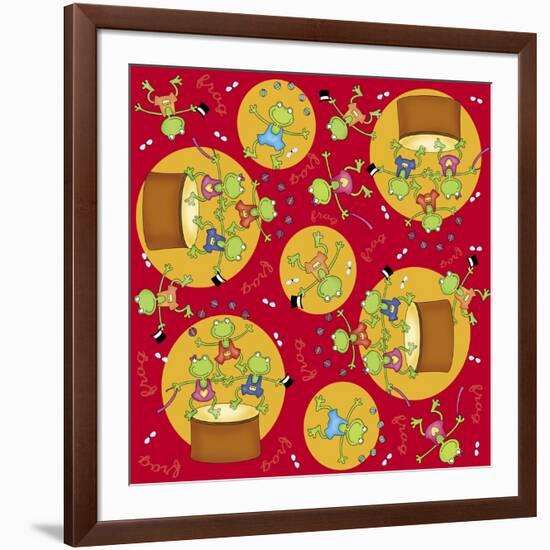 Frogs-Maria Trad-Framed Giclee Print