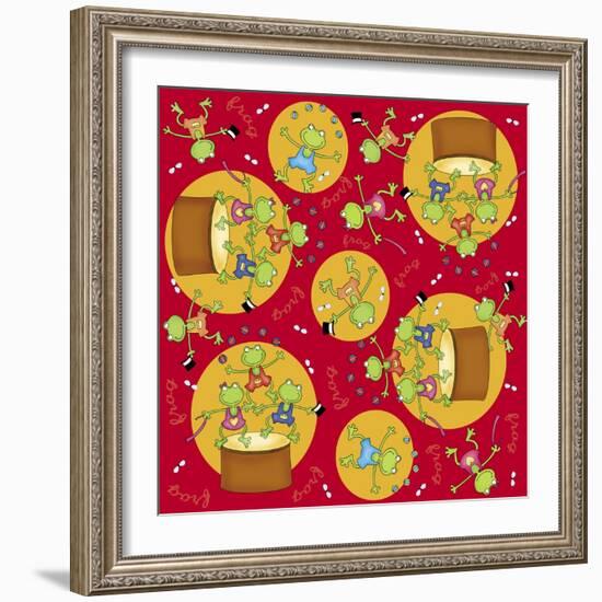 Frogs-Maria Trad-Framed Giclee Print