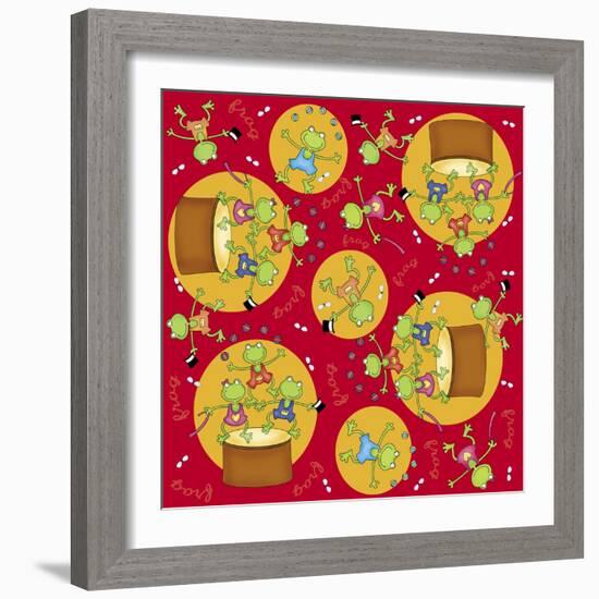 Frogs-Maria Trad-Framed Giclee Print