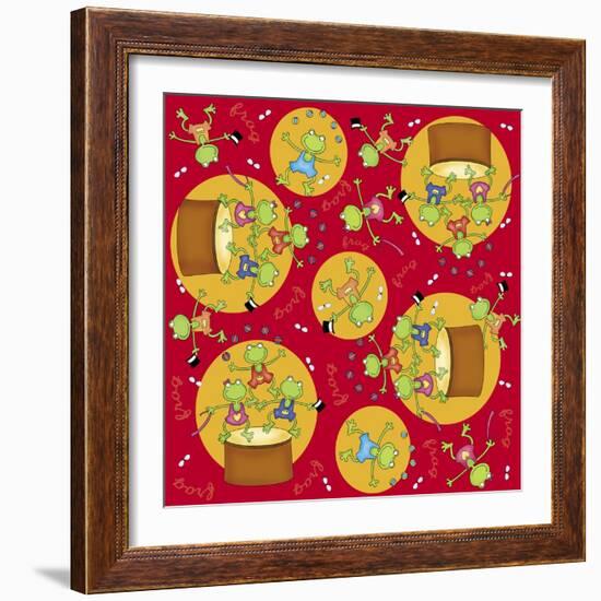 Frogs-Maria Trad-Framed Giclee Print