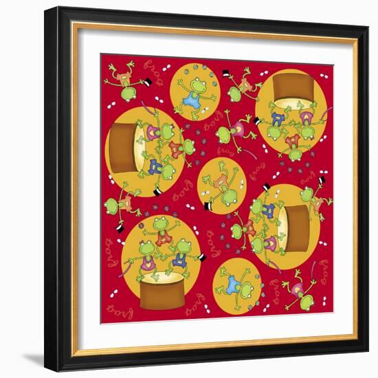 Frogs-Maria Trad-Framed Giclee Print