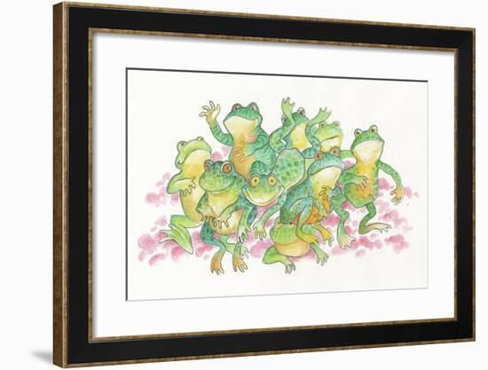 Frogs-Bill Bell-Framed Giclee Print