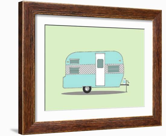 Frolic Camper-Annie Bailey Art-Framed Art Print