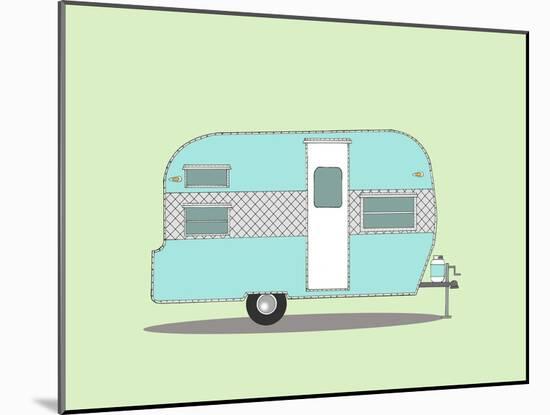 Frolic Camper-Annie Bailey Art-Mounted Art Print