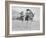 Frolicsome Trio of American Bathing Beauties Wearing the Latest Swimsuit Costumes-Emil Otto Hopp?-Framed Photographic Print