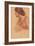 'From a study in sanguine', c1899-John William Waterhouse-Framed Giclee Print