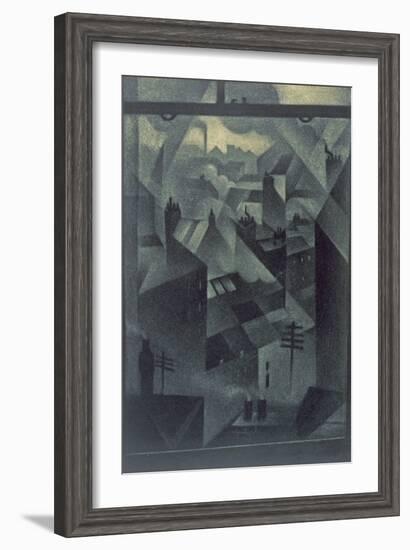 From an Office Window, 1918-Christopher Richard Wynne Nevinson-Framed Giclee Print