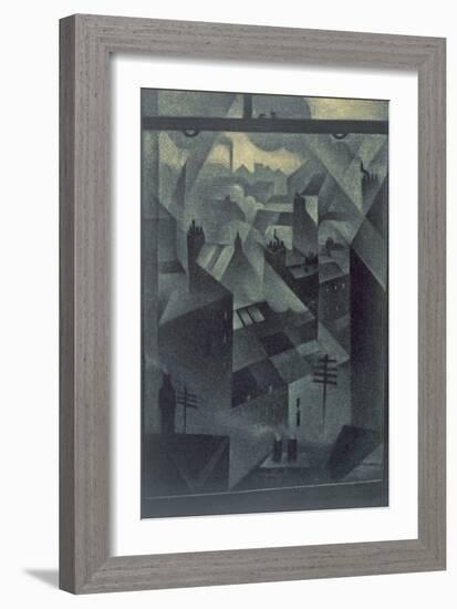 From an Office Window, 1918-Christopher Richard Wynne Nevinson-Framed Giclee Print