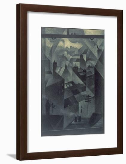 From an Office Window, 1918-Christopher Richard Wynne Nevinson-Framed Giclee Print