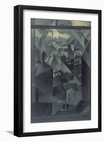 From an Office Window, 1918-Christopher Richard Wynne Nevinson-Framed Giclee Print