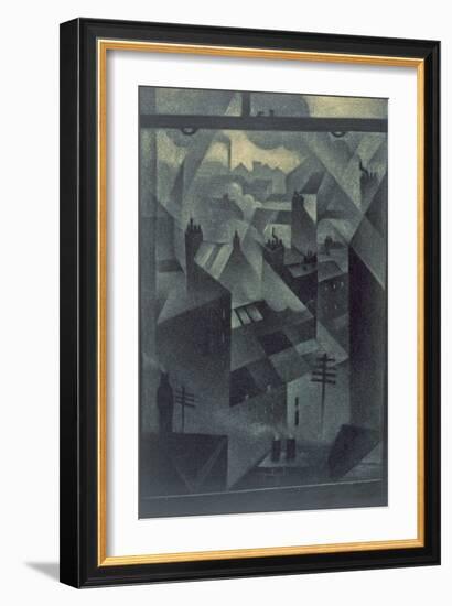 From an Office Window, 1918-Christopher Richard Wynne Nevinson-Framed Giclee Print