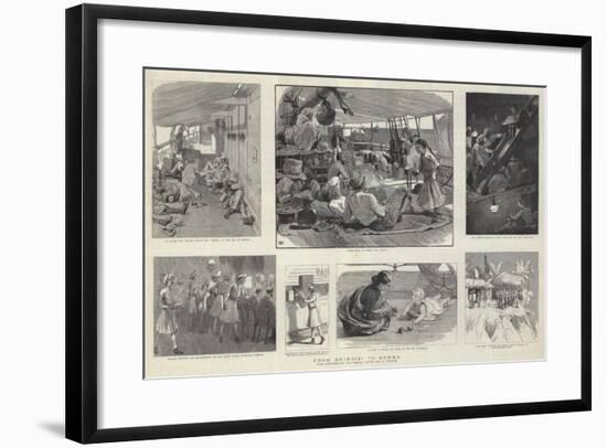 From Brindisi to Burma-Frederic Villiers-Framed Giclee Print