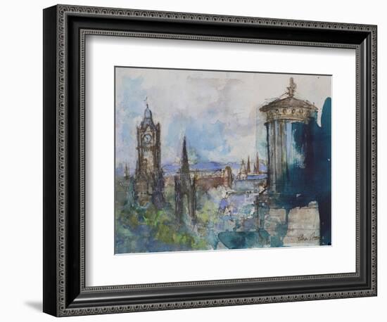 From Calton Hill, Edinburgh-Ann Oram-Framed Giclee Print