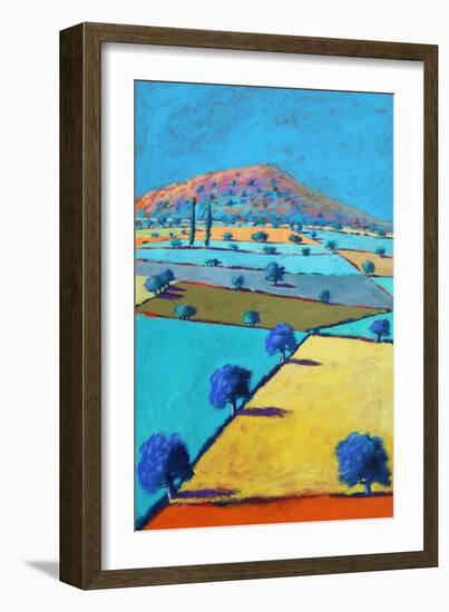 From Castlemorton, 2021 (acrylic on board)-Paul Powis-Framed Giclee Print