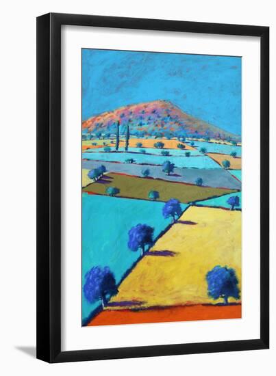 From Castlemorton, 2021 (acrylic on board)-Paul Powis-Framed Giclee Print