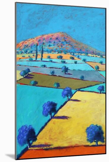 From Castlemorton, 2021 (acrylic on board)-Paul Powis-Mounted Giclee Print