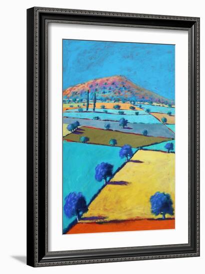 From Castlemorton, 2021 (acrylic on board)-Paul Powis-Framed Giclee Print