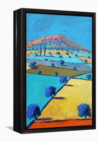 From Castlemorton, 2021 (acrylic on board)-Paul Powis-Framed Premier Image Canvas