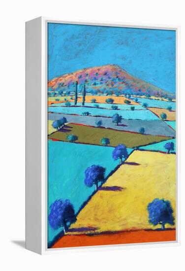 From Castlemorton, 2021 (acrylic on board)-Paul Powis-Framed Premier Image Canvas