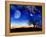 From Earth Looking Out Into The A Surreal Night Starry Sky-Vicki France-Framed Stretched Canvas