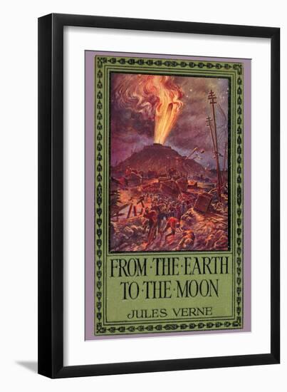 From Earth to the Moon-null-Framed Premium Giclee Print