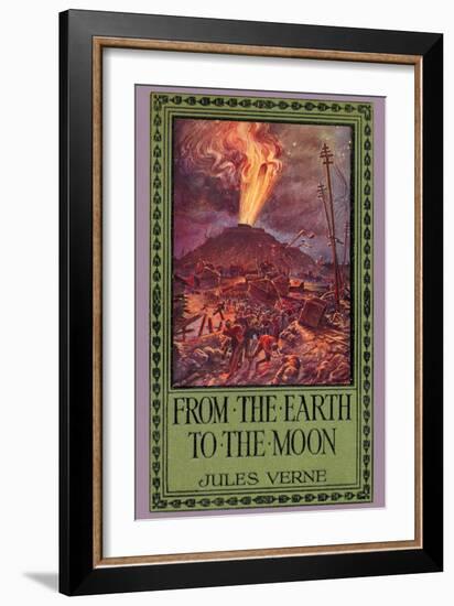 From Earth to the Moon-null-Framed Art Print