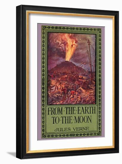 From Earth to the Moon-null-Framed Art Print
