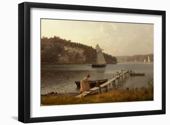 From Hanko, 1889-Hans Gude-Framed Giclee Print