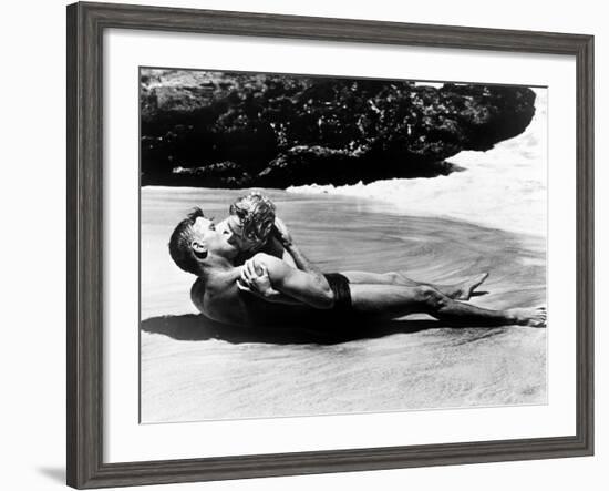 From Here to Eternity, Burt Lancaster, Deborah Kerr, 1953-null-Framed Photo