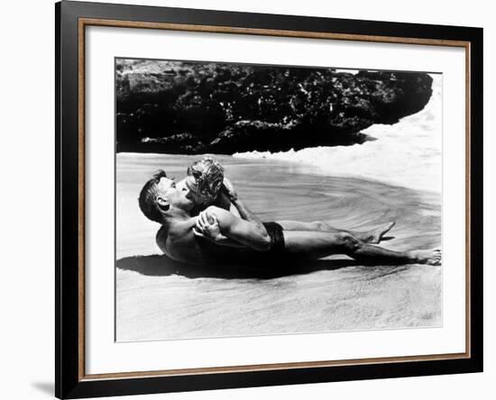 From Here to Eternity, Burt Lancaster, Deborah Kerr, 1953-null-Framed Photo