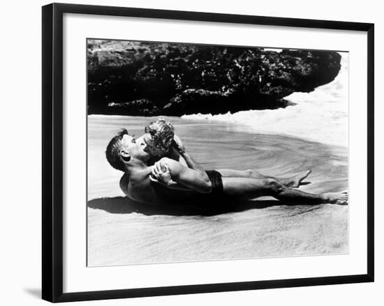 From Here to Eternity, Burt Lancaster, Deborah Kerr, 1953-null-Framed Photo