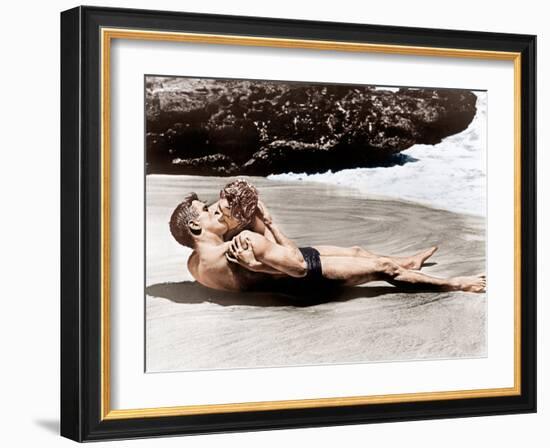 From Here to Eternity, Burt Lancaster, Deborah Kerr, 1953-null-Framed Photo