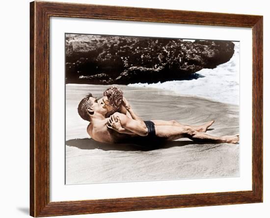 From Here to Eternity, Burt Lancaster, Deborah Kerr, 1953-null-Framed Photo