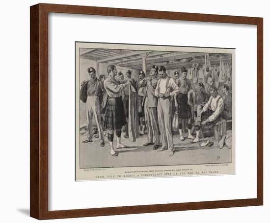 From Kilt to Khaki, a Preliminary Step on the Way to the Front-Frank Dadd-Framed Giclee Print