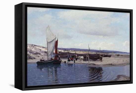 From Lista, 1878-Fritz Thaulow-Framed Premier Image Canvas