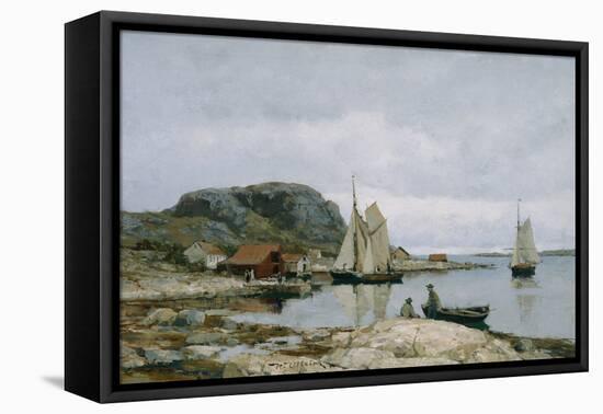 From Lista-Fritz Thaulow-Framed Premier Image Canvas