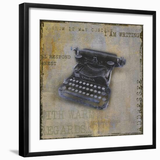 From Me To You I-Ben James-Framed Art Print