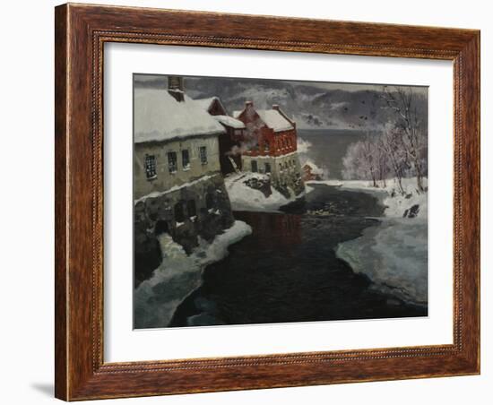 From Mesna, 1905-Fritz Thaulow-Framed Giclee Print