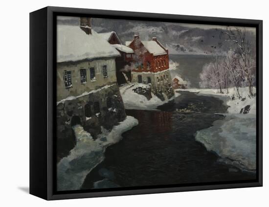 From Mesna, 1905-Fritz Thaulow-Framed Premier Image Canvas