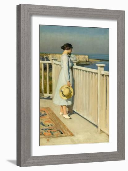 From My Studio Roof, C.1909 (Oil on Canvas)-Solomon Joseph Solomon-Framed Giclee Print