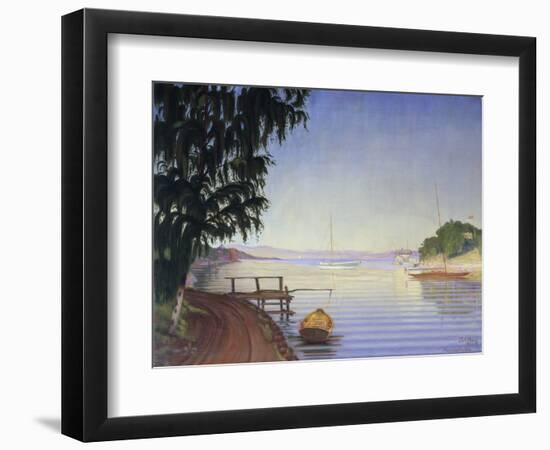 From Naersnes Bay, 1930-Gerhard Peter Frantz Vilhelm Munthe-Framed Giclee Print