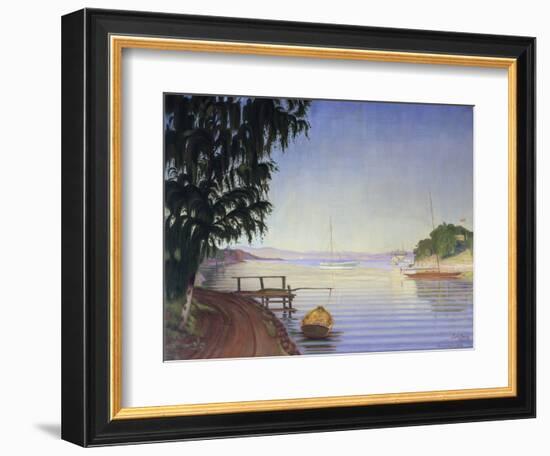 From Naersnes Bay, 1930-Gerhard Peter Frantz Vilhelm Munthe-Framed Giclee Print