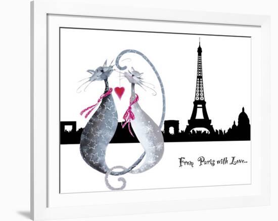 From Paris with Love-Marilyn Robertson-Framed Art Print