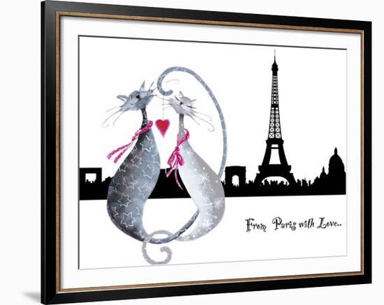 From Paris with Love-Marilyn Robertson-Framed Art Print