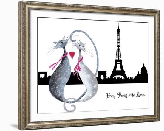 From Paris with Love-Marilyn Robertson-Framed Art Print