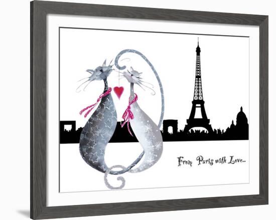 From Paris with Love-Marilyn Robertson-Framed Art Print