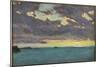 From Pentire Point (Oil on Panel)-Arthur Hughes-Mounted Giclee Print